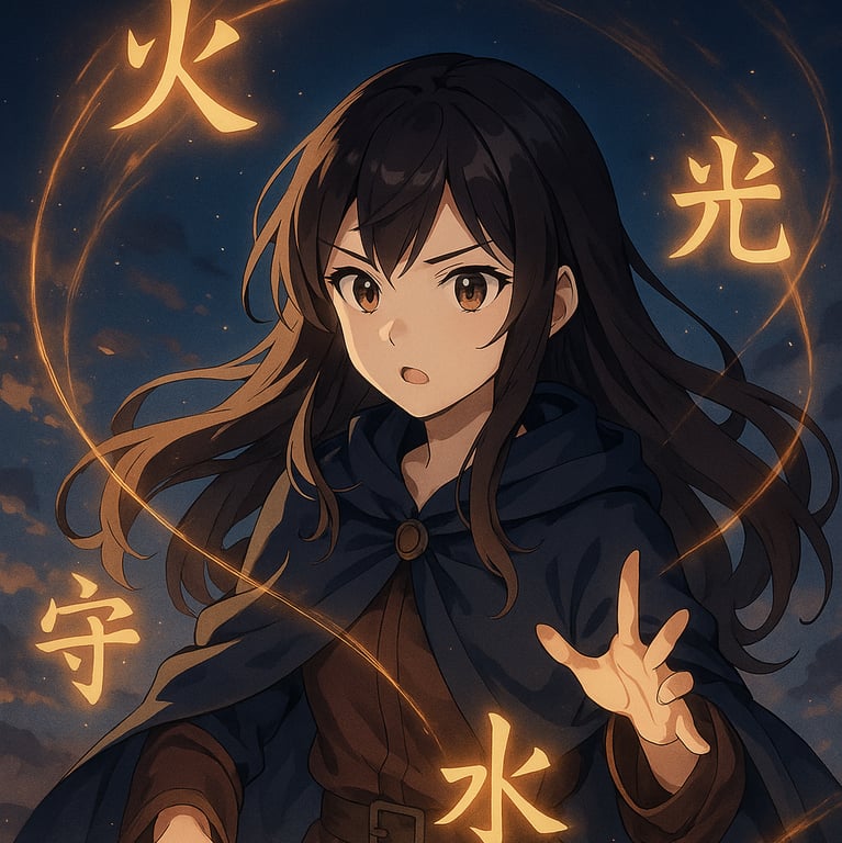 Cover art for Kotodama Universe, an anime scenario on AI Dungeon
