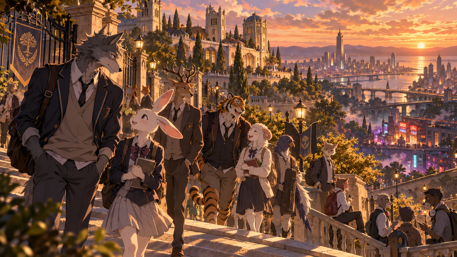 Cover art for BEASTARS: Cherryton After Dark, a beastars world on Voyage