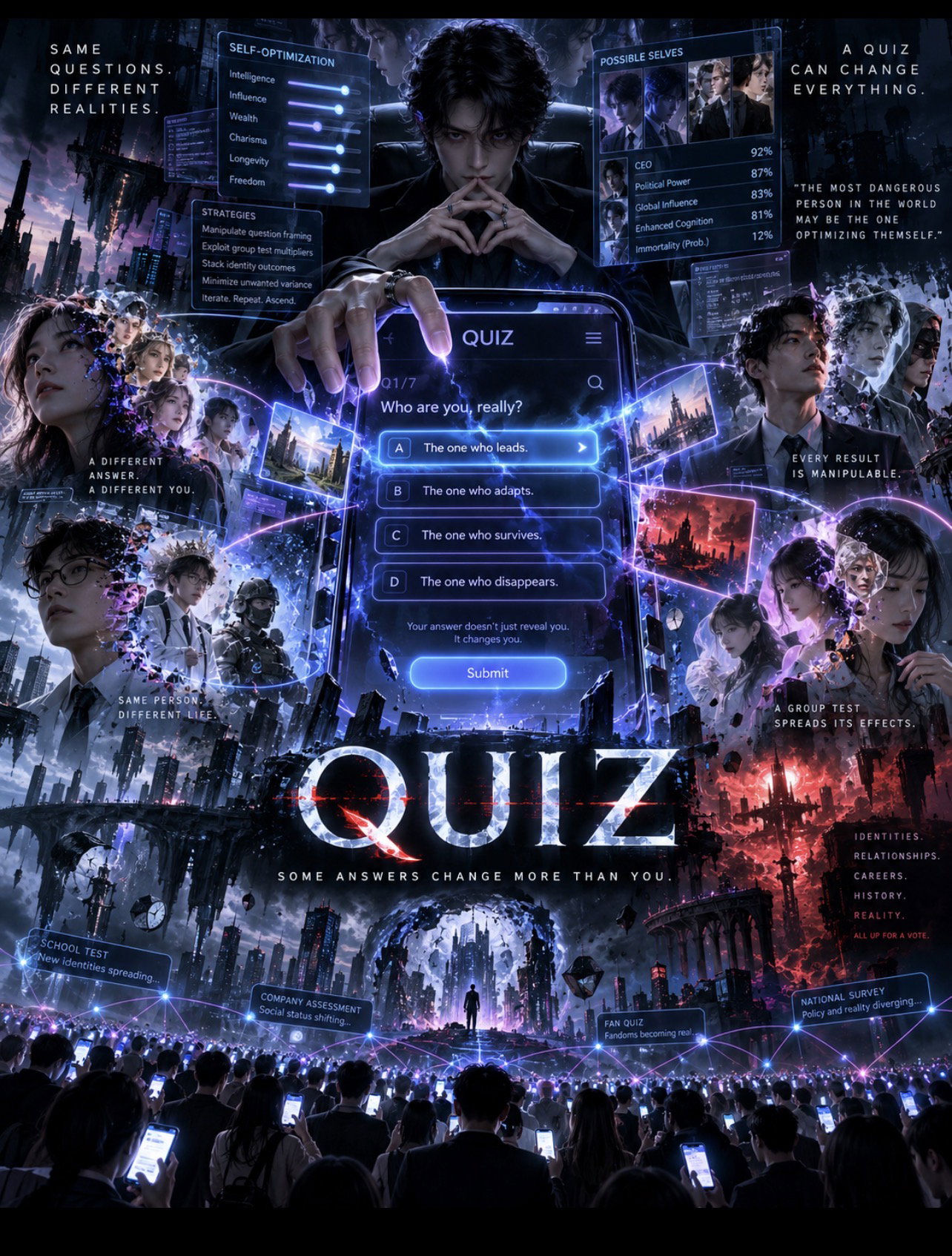 Cover art for Quiz, a psychological horror world on Voyage