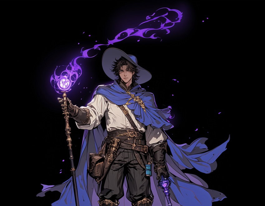 Cover art for The Magical Magician on AI Dungeon