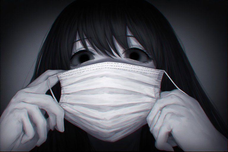Cover art for đ°đŧ đ¸ đŋđđ´đđđ?, a horror scenario on AI Dungeon