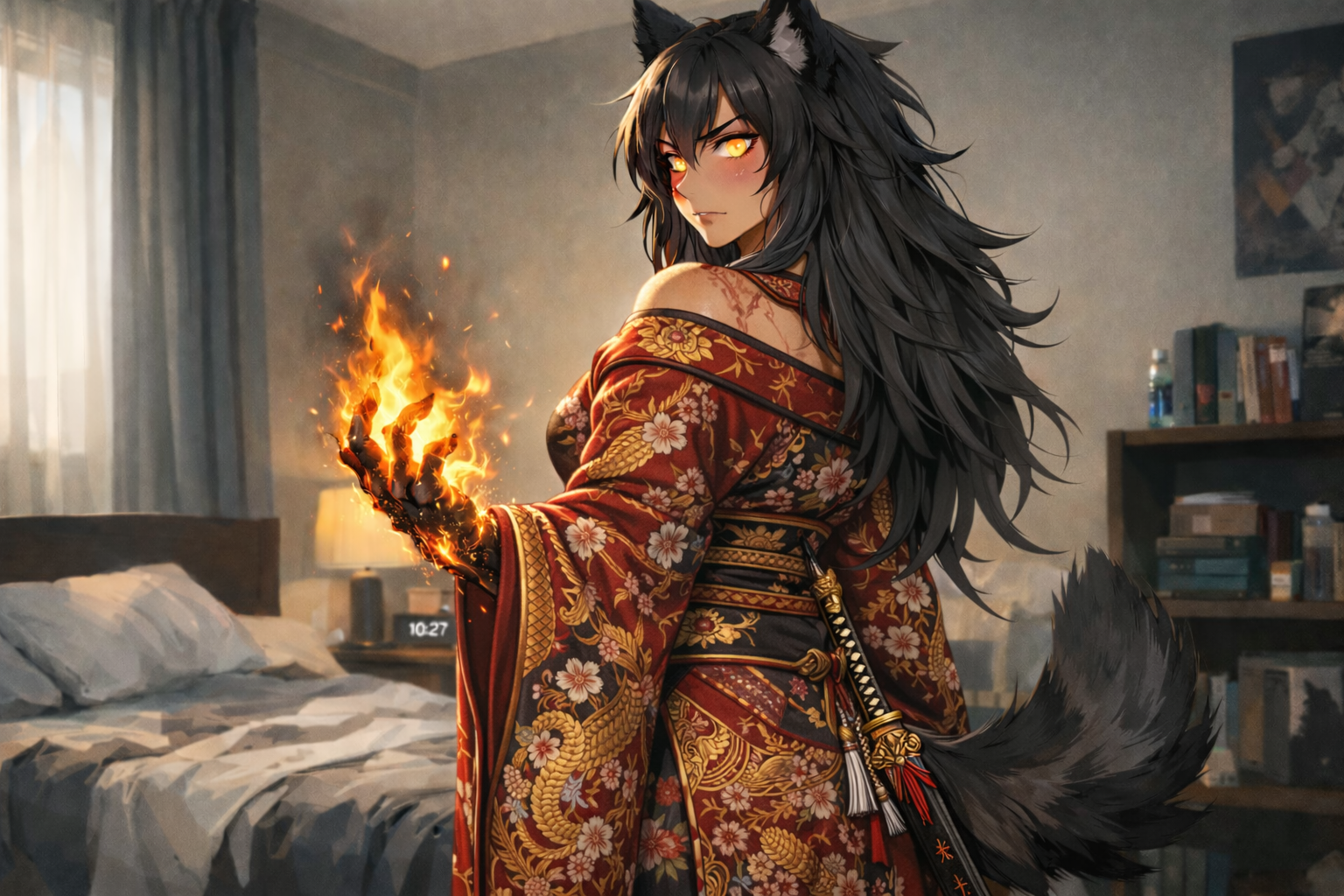 Cover art for Adoption of a runaway Yakuza, an inner self scenario on AI Dungeon