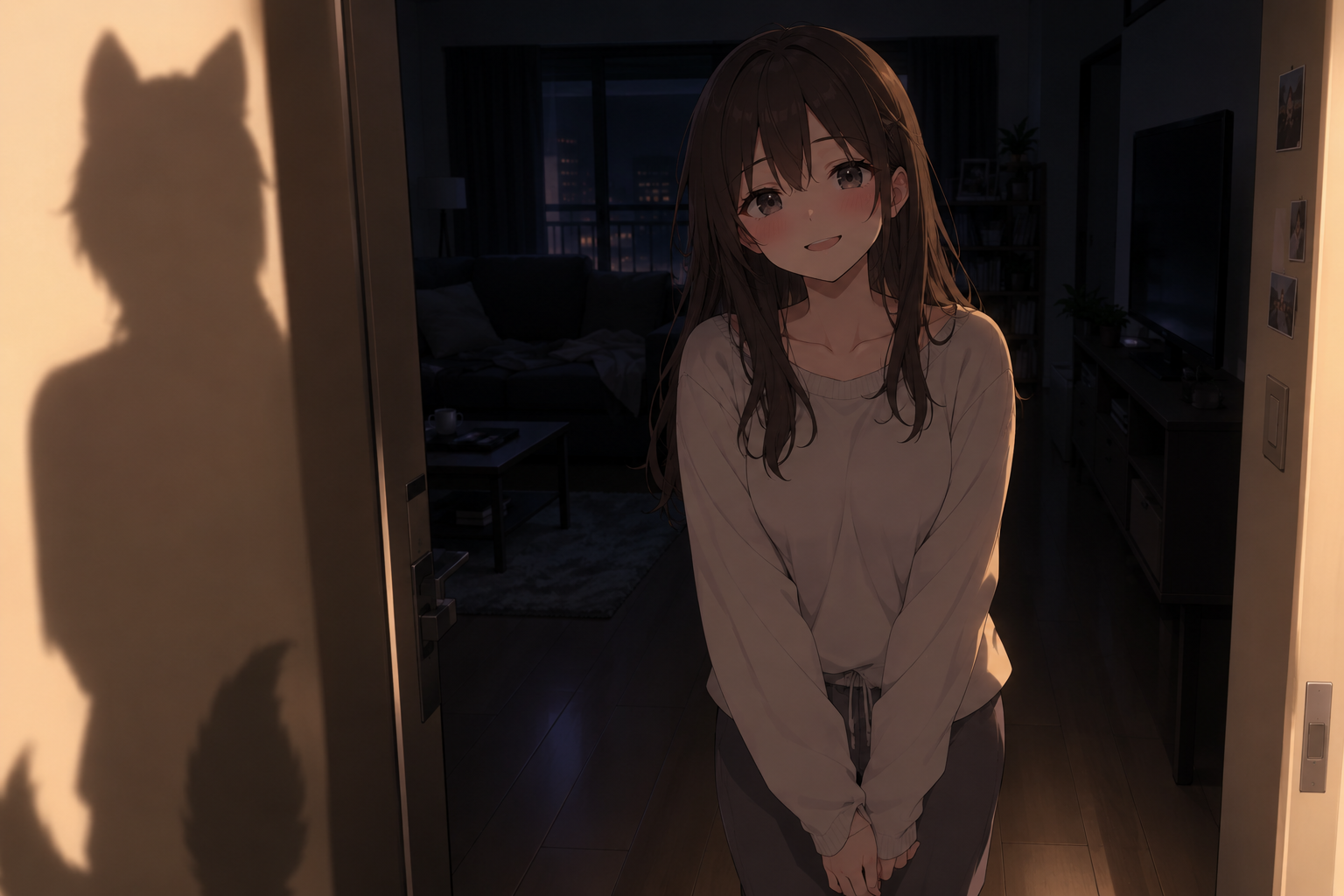 Cover art for Adopted by a....wait, a human?, an inner self scenario on AI Dungeon