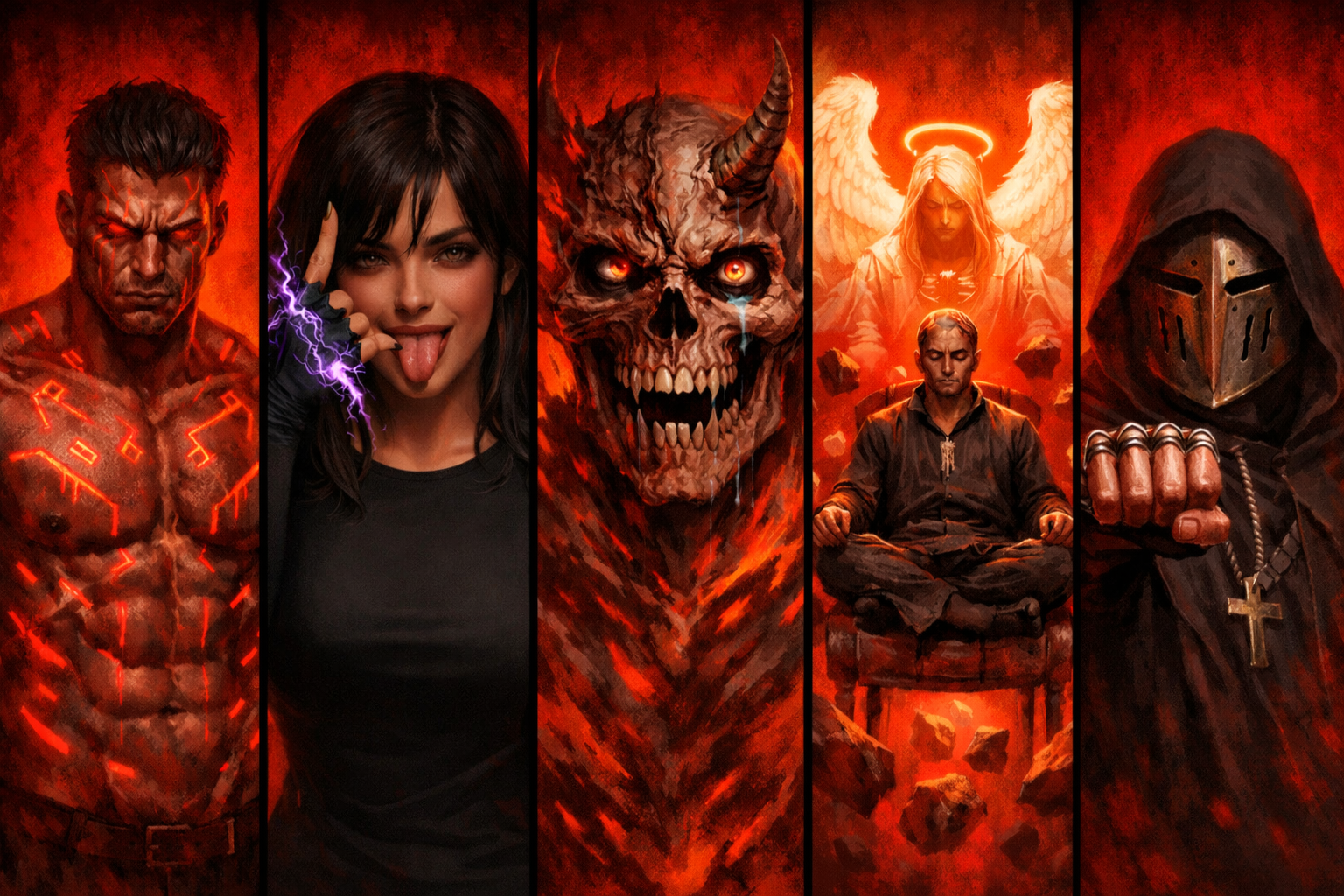 Cover art for World of the undead, a ghost scenario on AI Dungeon
