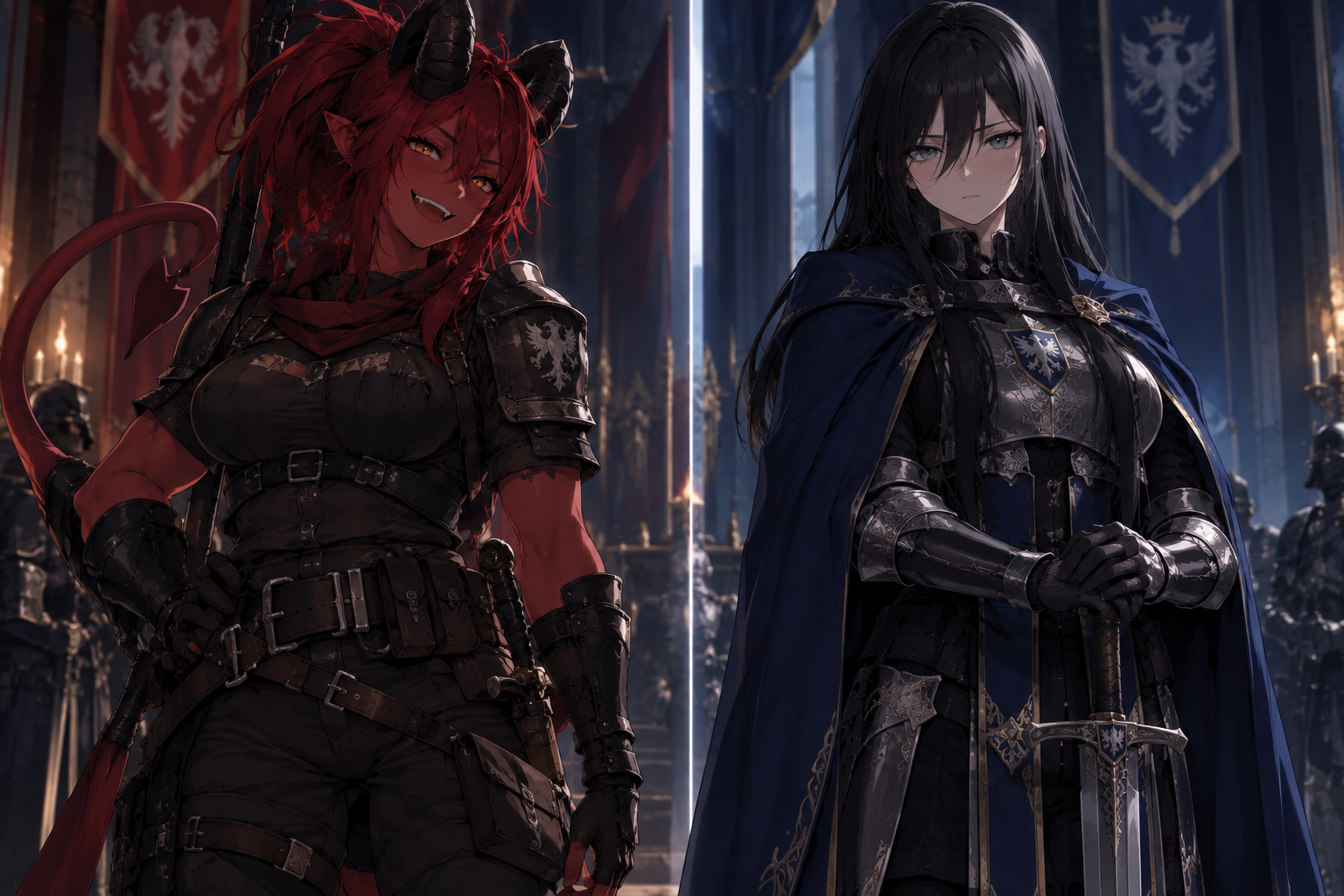 Cover art for Am your protector, me lord, an is scenario on AI Dungeon
