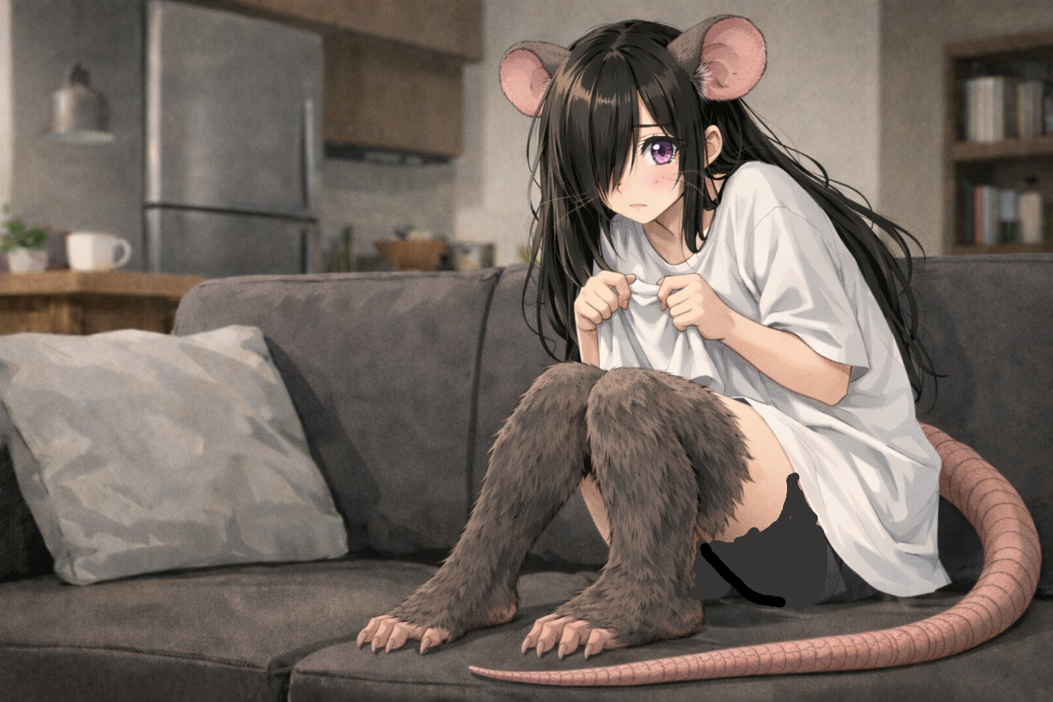 Cover art for Adoption of a pathetic rat, an inner self scenario on AI Dungeon