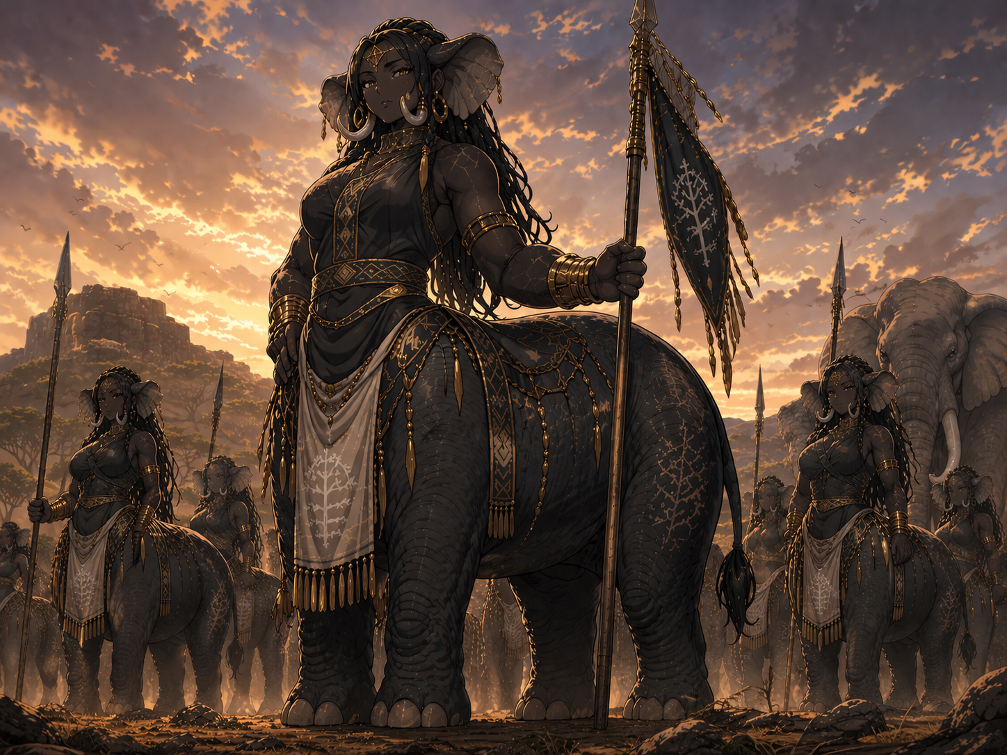 Cover art for Adopted by a Wise Elephant, an inner self scenario on AI Dungeon