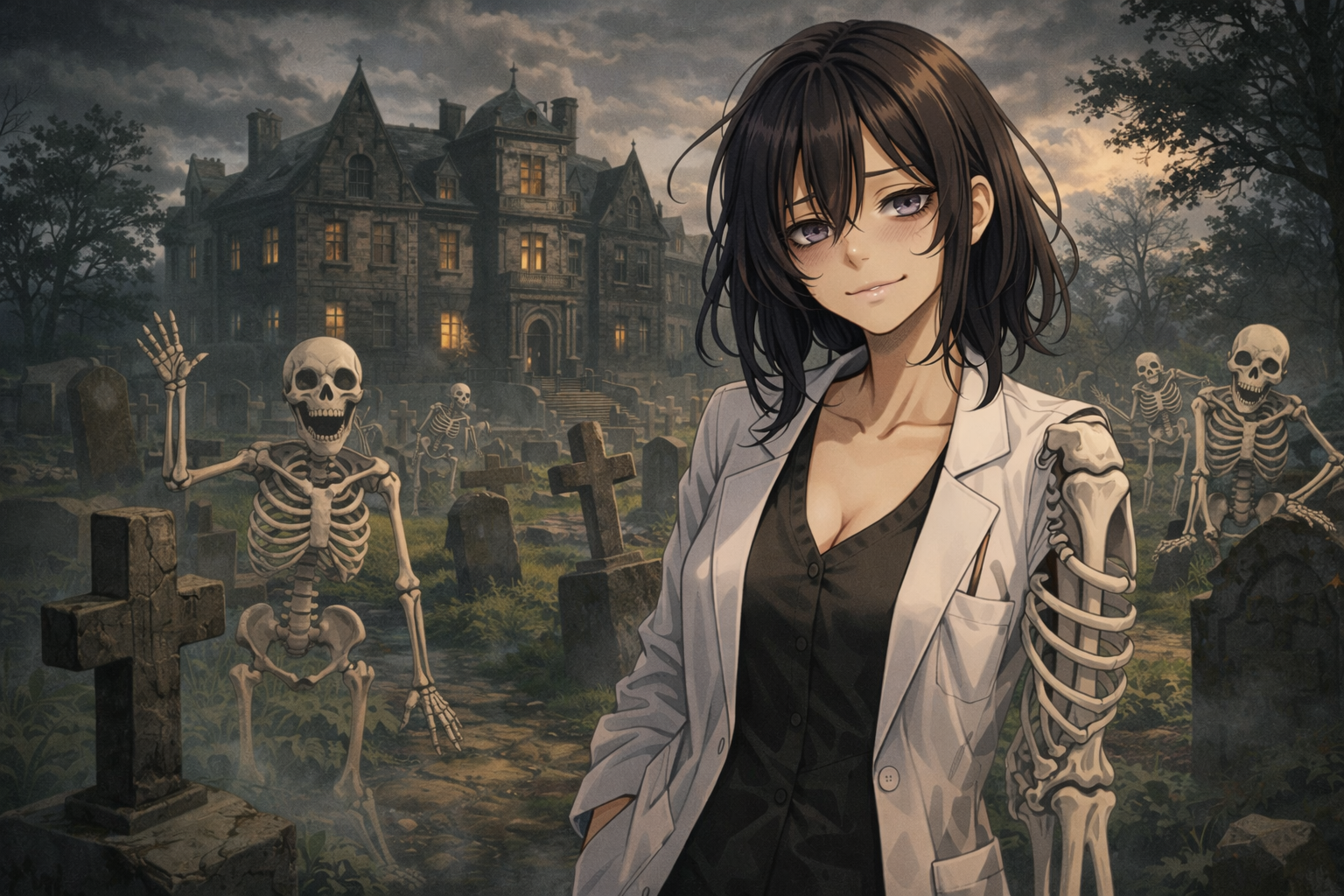 Cover art for Lich girlfriend, a girlfriend scenario on AI Dungeon