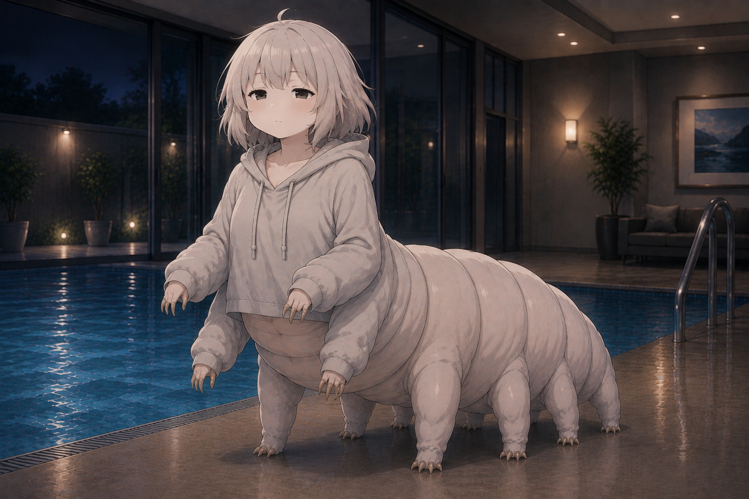 Cover art for Life in the Aquarium and with a midget Tardigrade , an inner self scenario on AI Dungeon