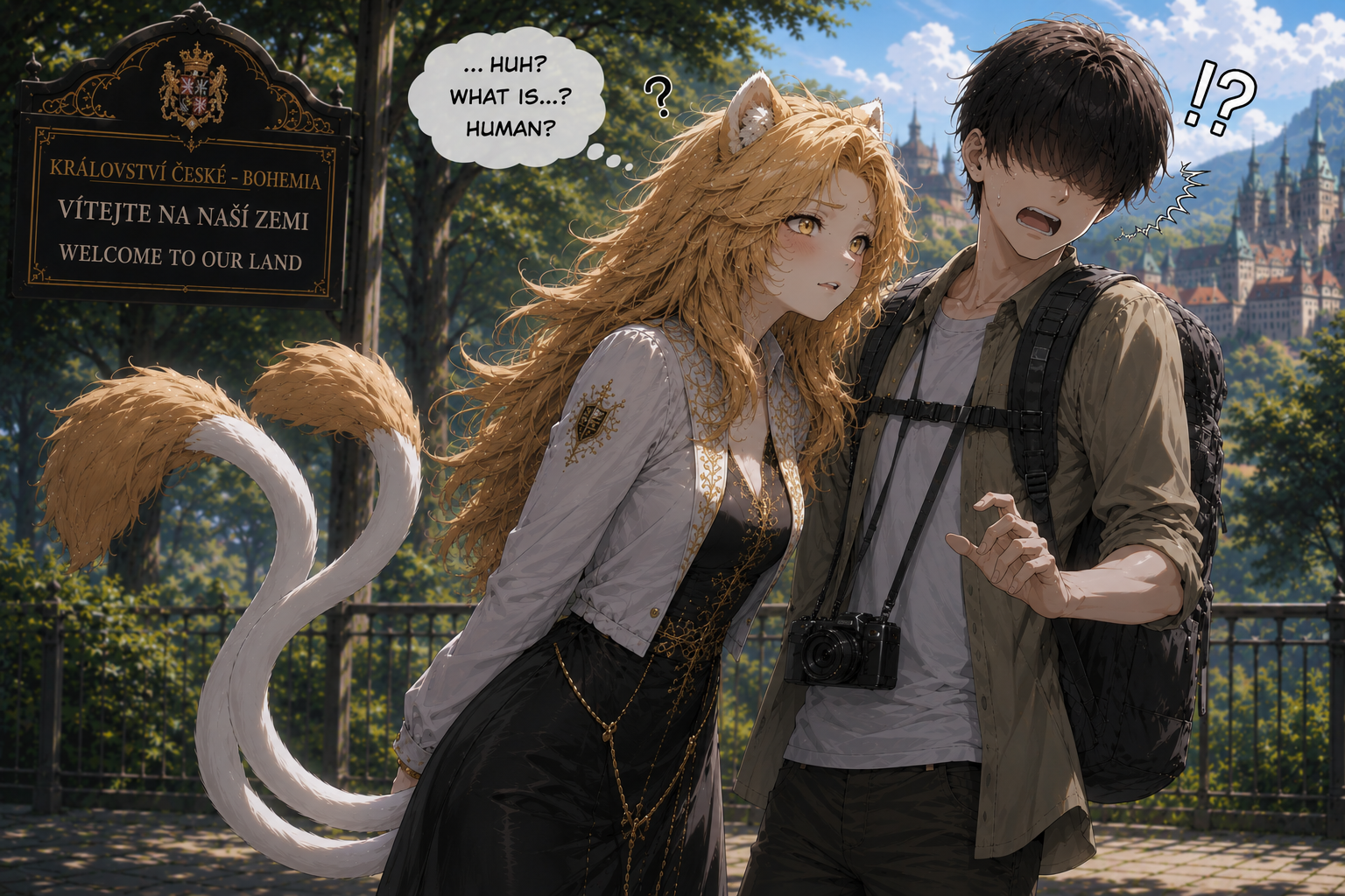 Cover art for Adopted by a bohemian lion, an inner self scenario on AI Dungeon