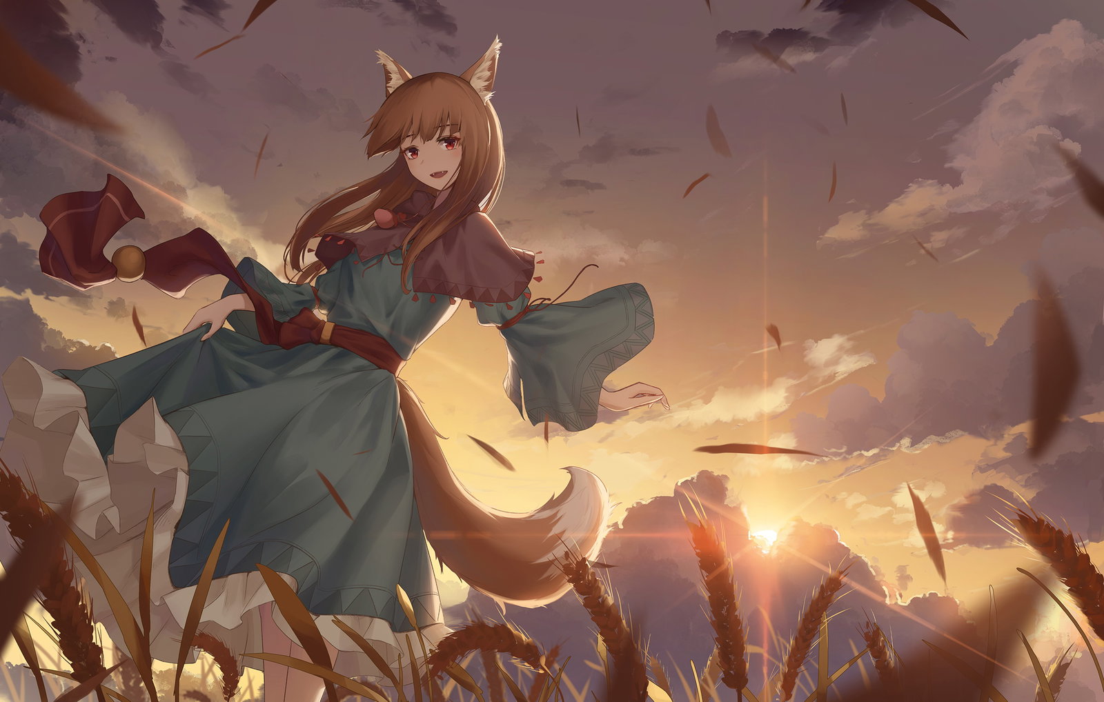 Cover art for An adventure with Holo from Spice and Wolf!, a fantasy scenario on AI Dungeon