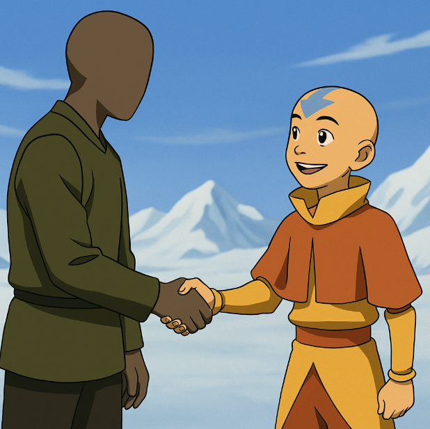 Cover art for Join the Avatar in season 1 , an avatar scenario on AI Dungeon