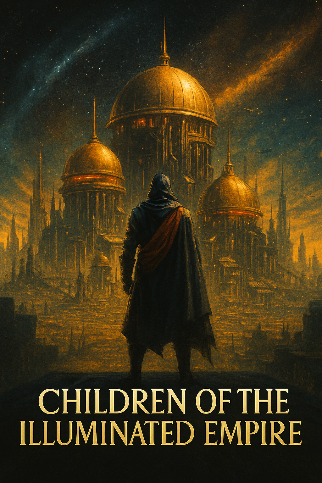 Cover art for The Empire’s Children (Teen Version), a sci fi scenario on AI Dungeon