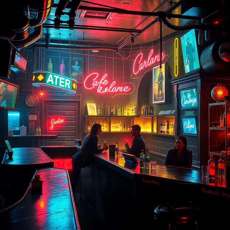 Cover art for Bartender of Eclipse 66, a bartender scenario on AI Dungeon