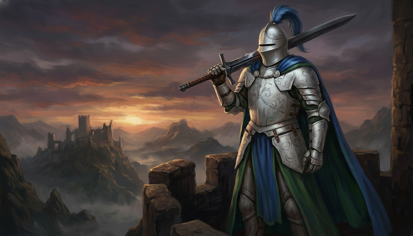 Cover art for Hero of Lorania ⚜️🛡️, a fantasy scenario on AI Dungeon