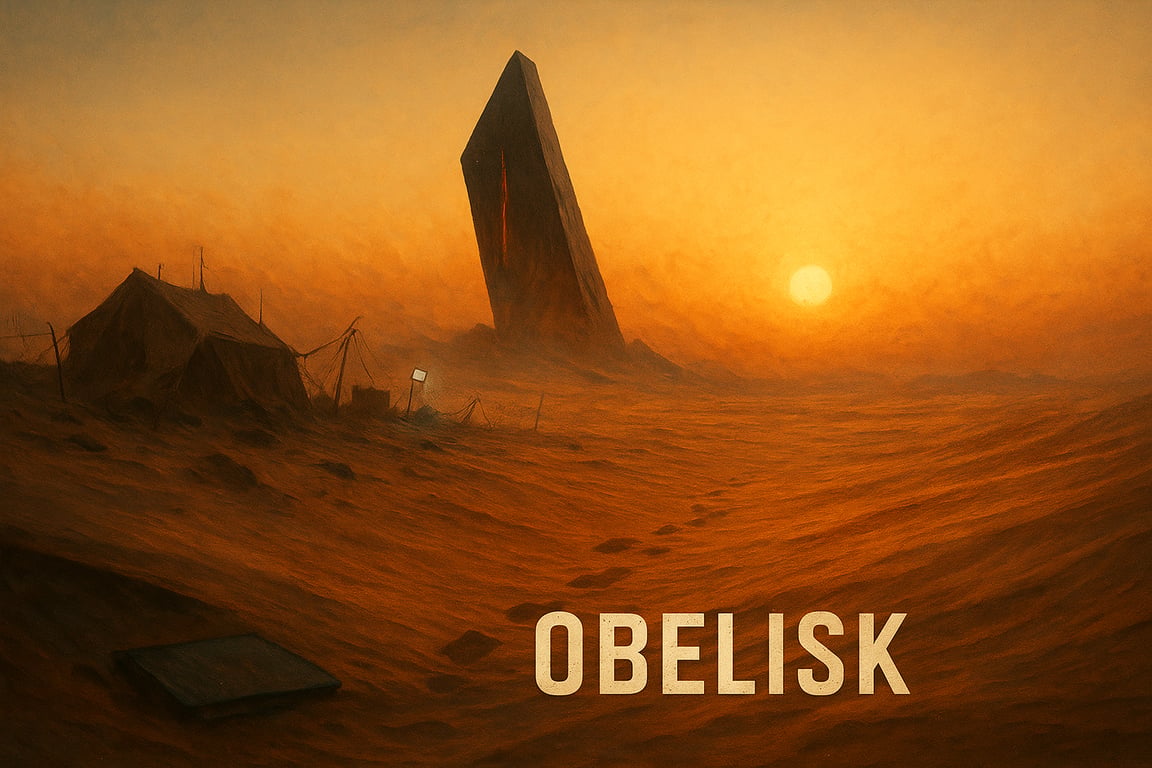 Cover art for Obelisk., a horror scenario on AI Dungeon