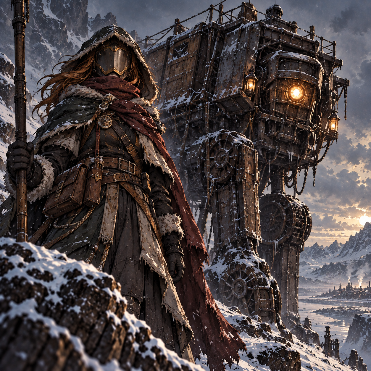 Cover art for Longfrost, an apocalyptic world on Voyage