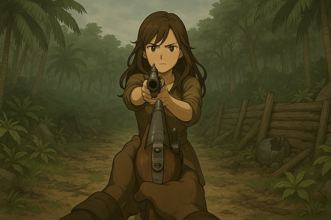 Cover art for Rivals Once, a war scenario on AI Dungeon