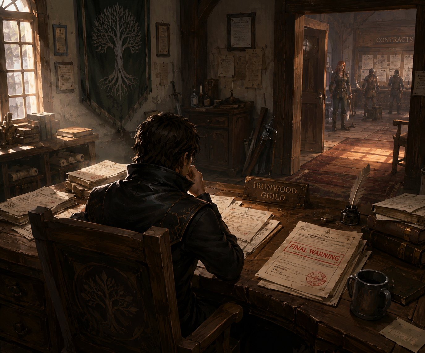 Cover art for 🎠Ironwood Guildmaster ðŸŽ, a guild scenario on AI Dungeon