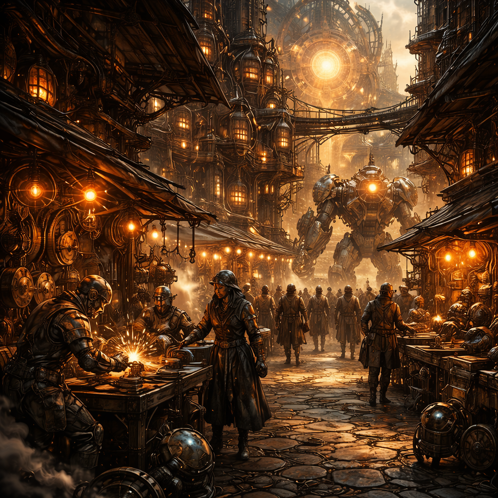 Cover art for Axiom Reach, a mech scenario on AI Dungeon