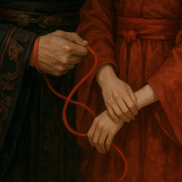 Cover art for Threads of Fate: The Crimson Bond on AI Dungeon