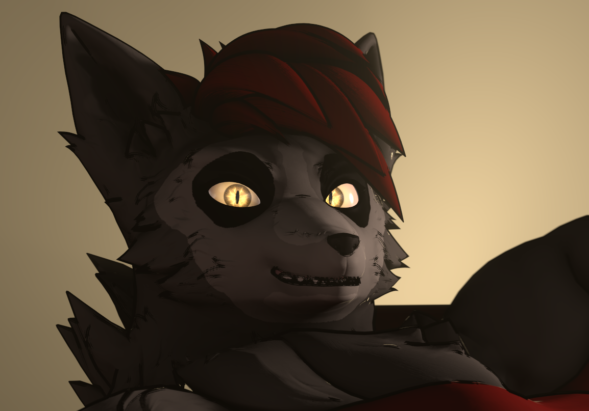 Cover art for Ivy the raccoon, an anthro scenario on AI Dungeon