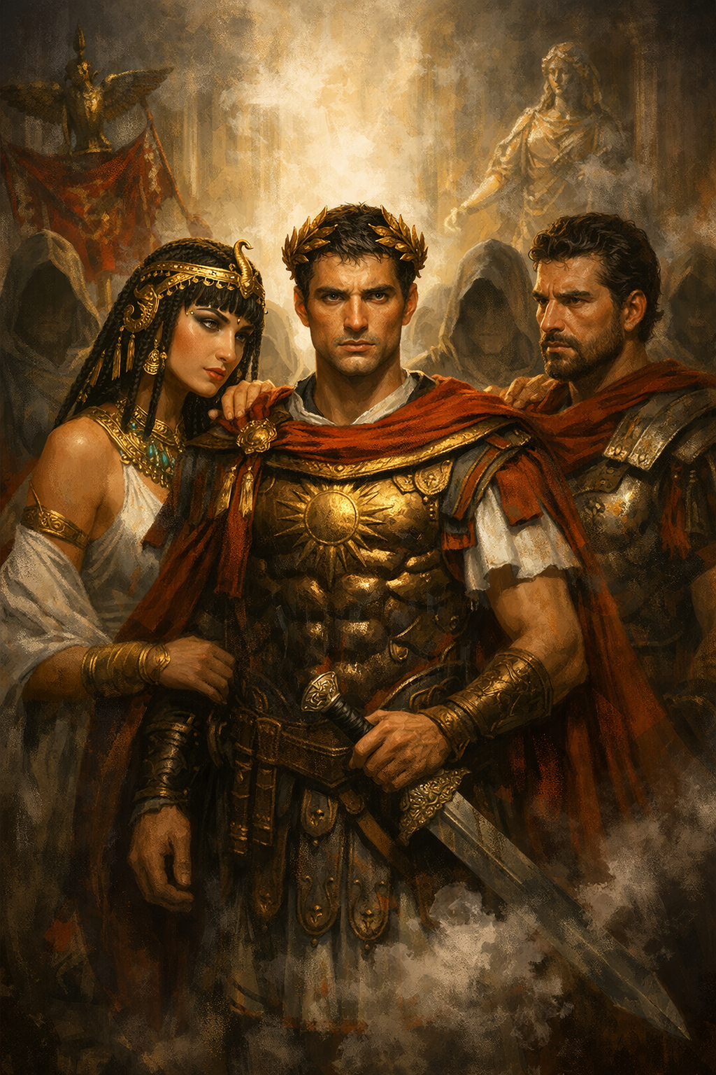 Cover art for The new Eagle, an uchrony scenario on AI Dungeon