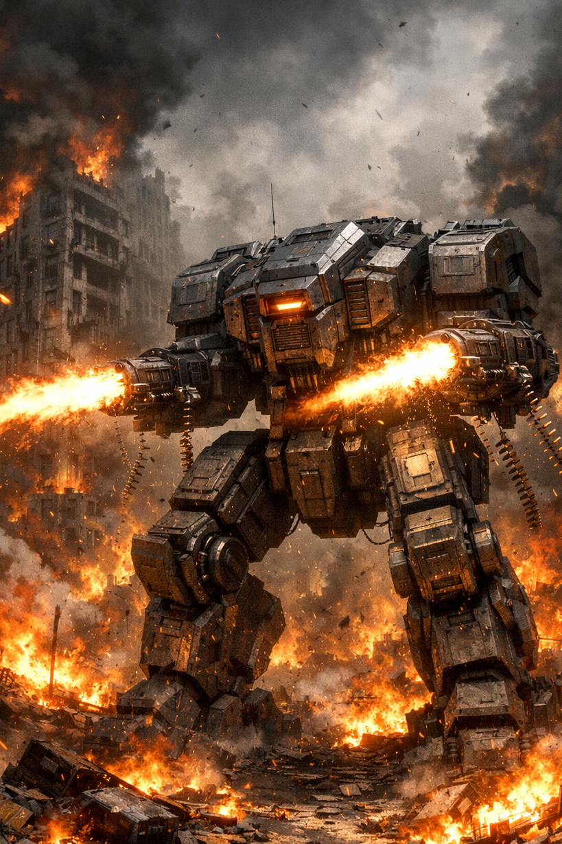Cover art for Steel Collapse, a survival scenario on AI Dungeon