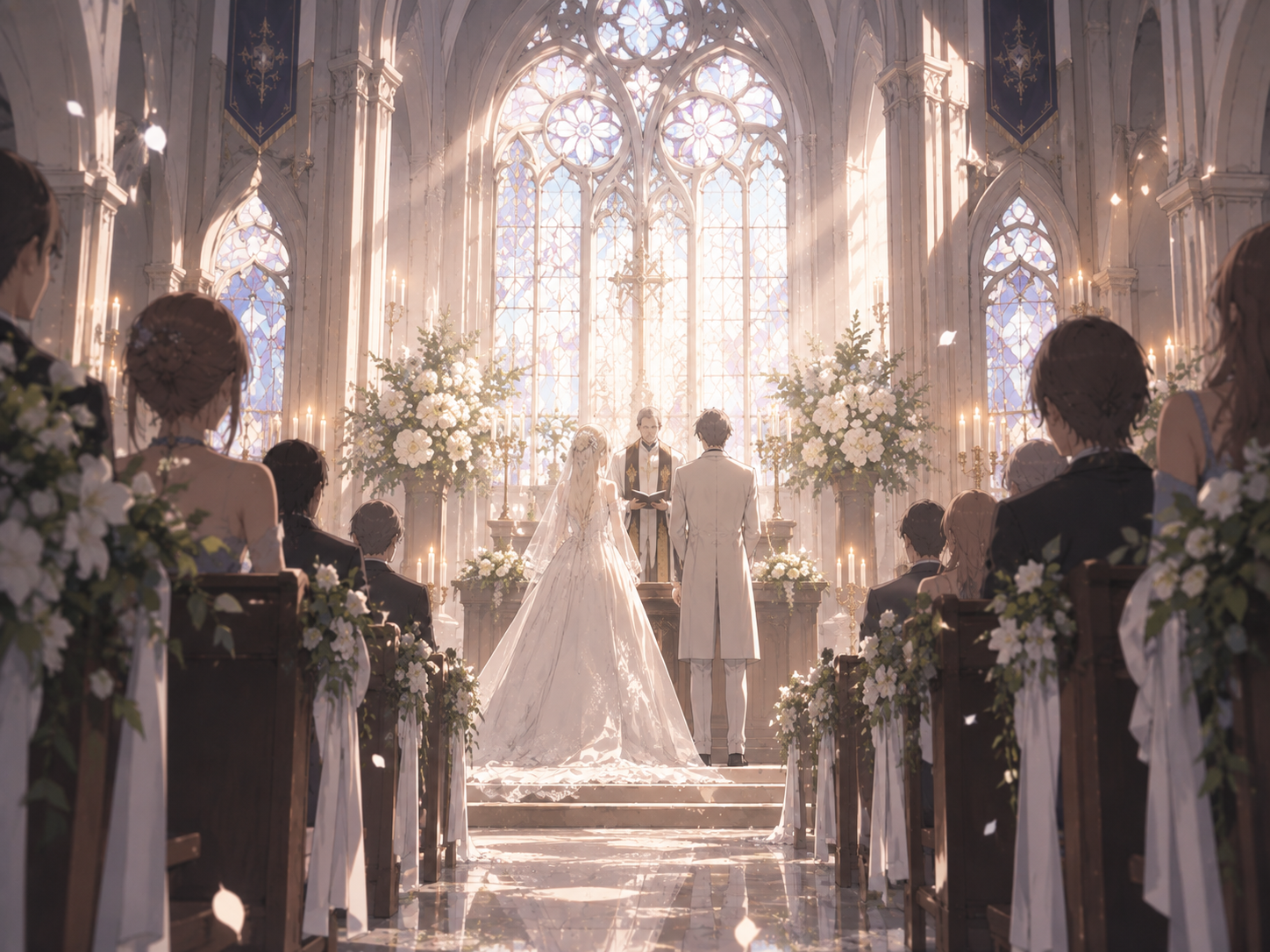 Cover art for The Wedding Day, a wedding scenario on AI Dungeon
