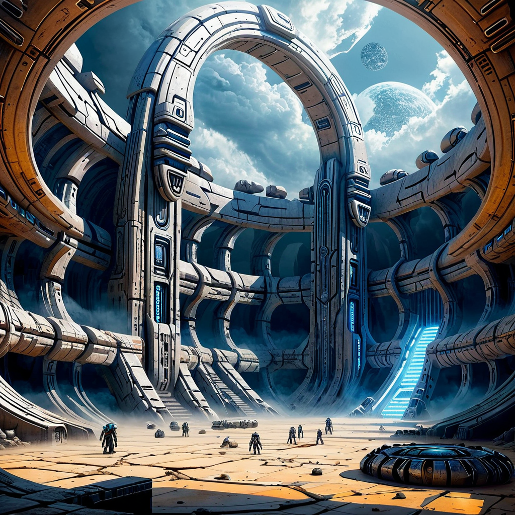 Cover art for Tournament of The Multiverse, a sci fi scenario on AI Dungeon