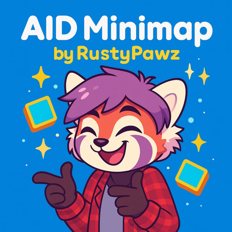 Cover art for AID Minimap (Improved) test, a map scenario on AI Dungeon