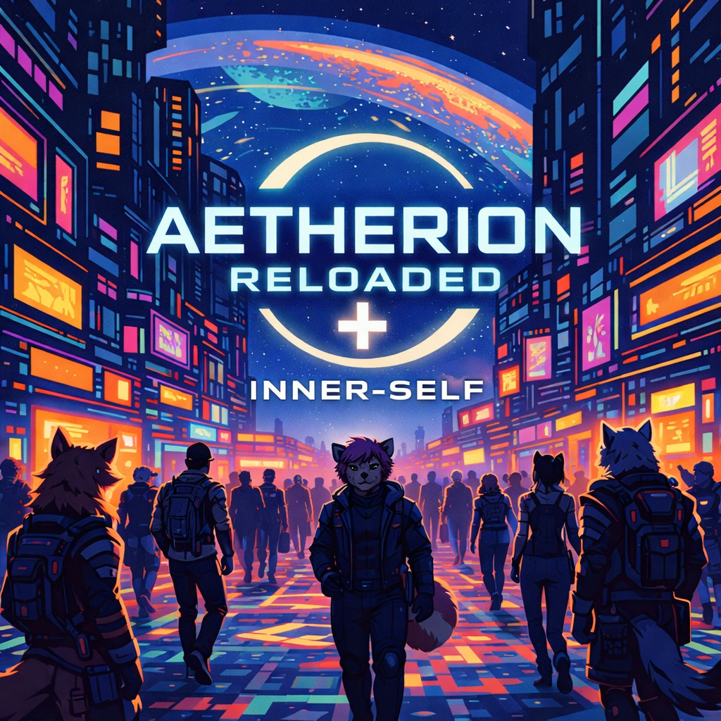 Cover art for Aetherion: Reloaded, a furry scenario on AI Dungeon