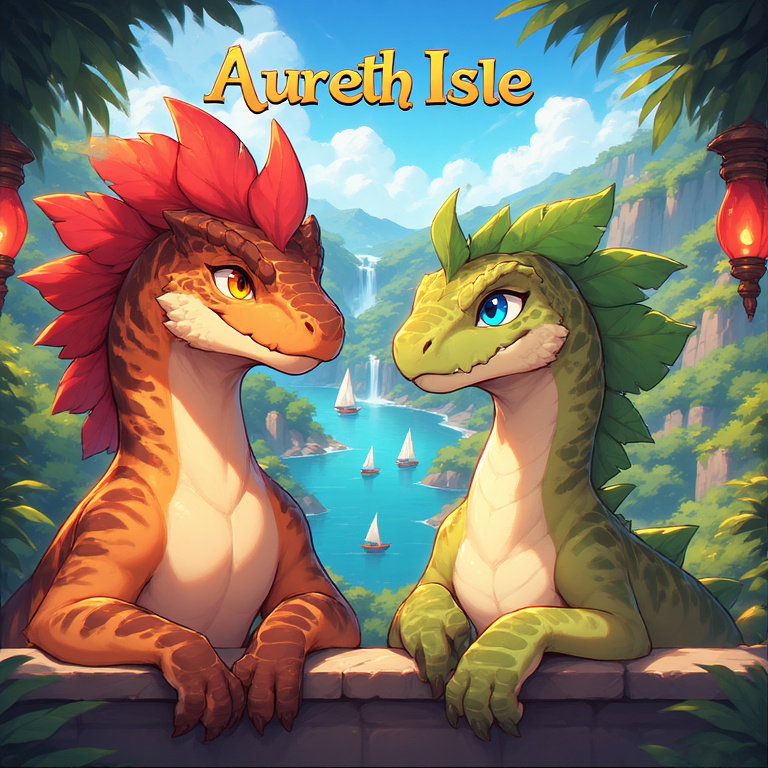 Cover art for The Human Exchange Program, a dinosaur scenario on AI Dungeon