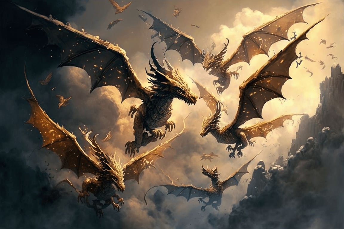 Cover art for Be a DRAGON!, a dragons scenario on AI Dungeon