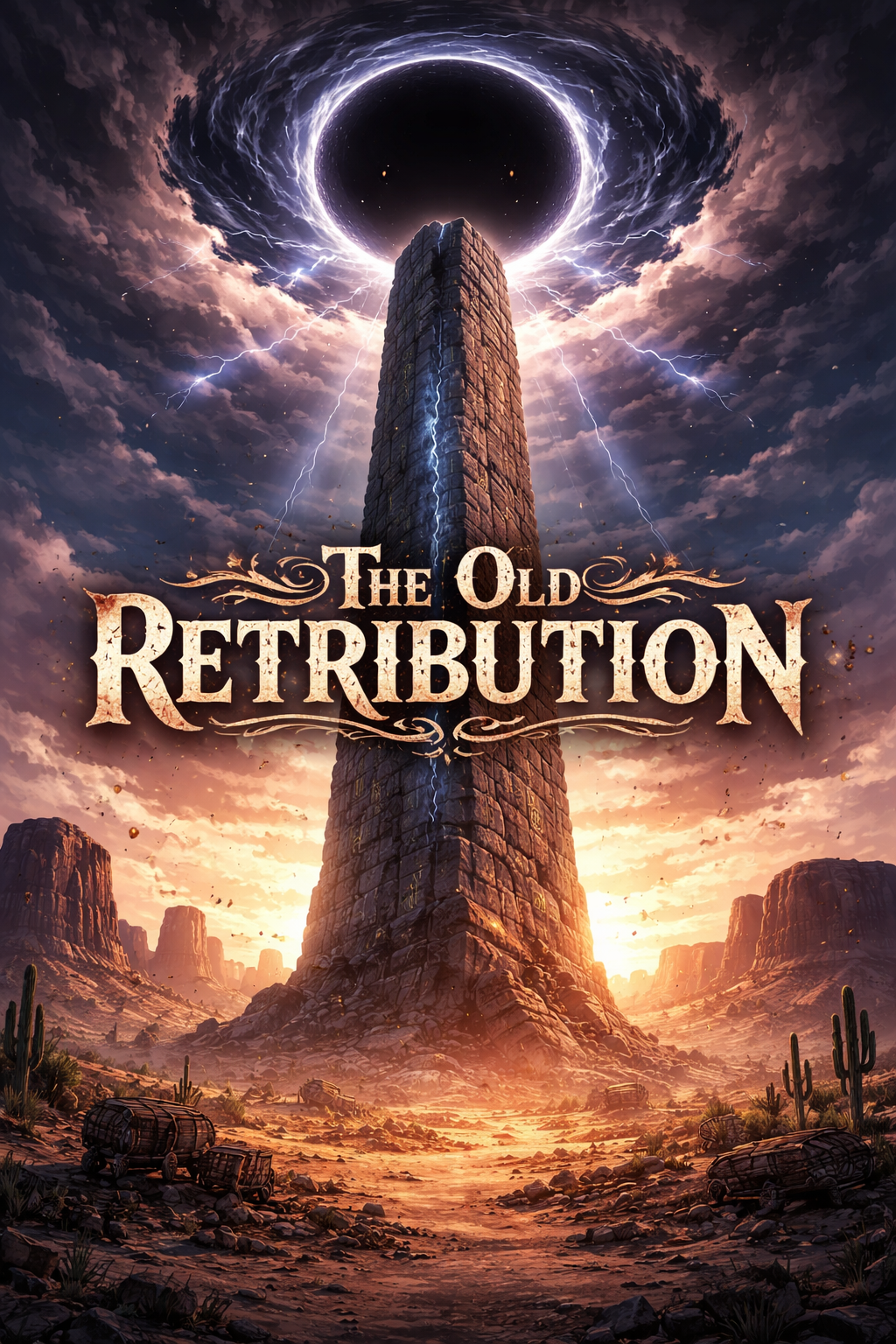 Cover art for The Old Retribution, a fantasy scenario on AI Dungeon