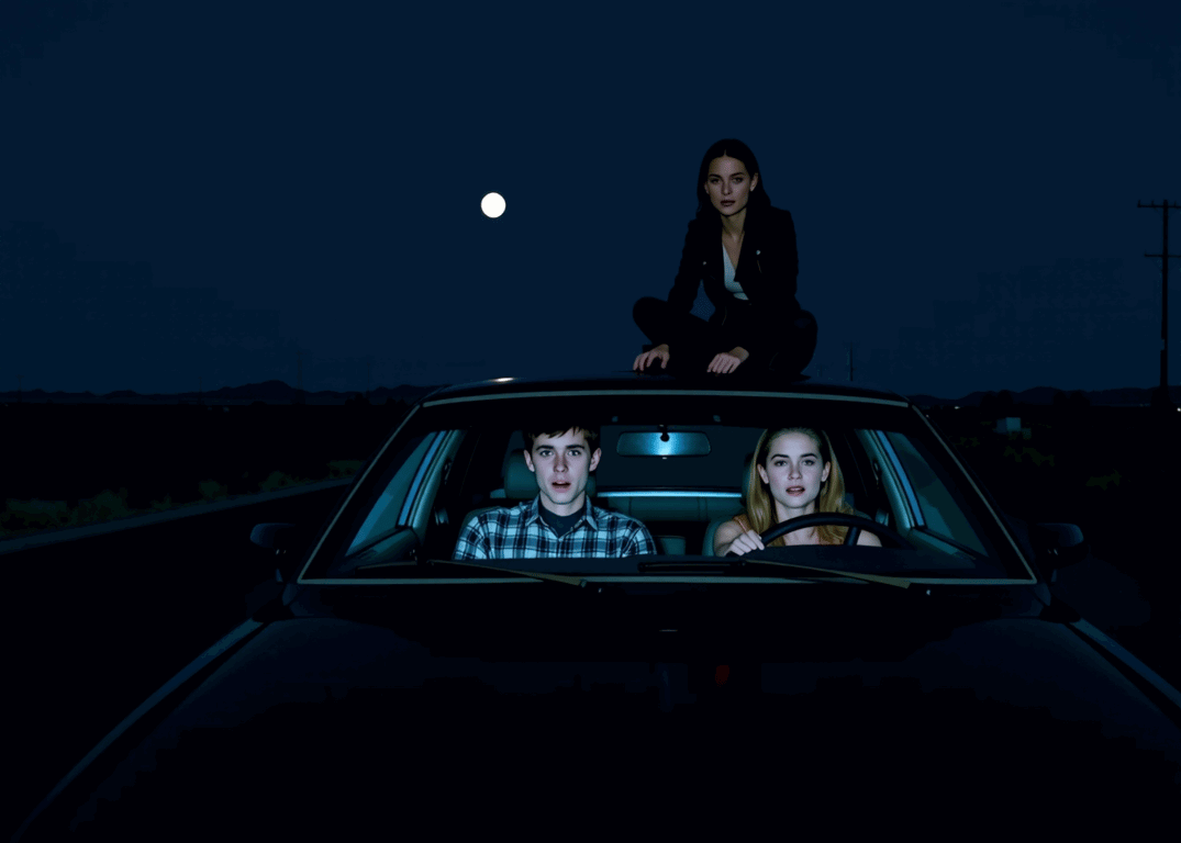 Cover art for Night Road, a thriller scenario on AI Dungeon