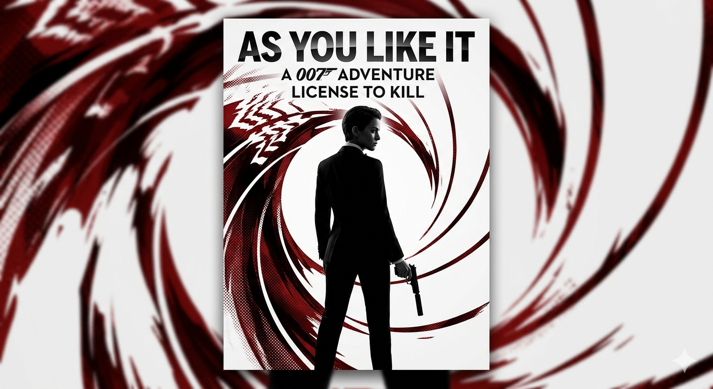 Cover art for MI6 00: As You Like It, a spy scenario on AI Dungeon