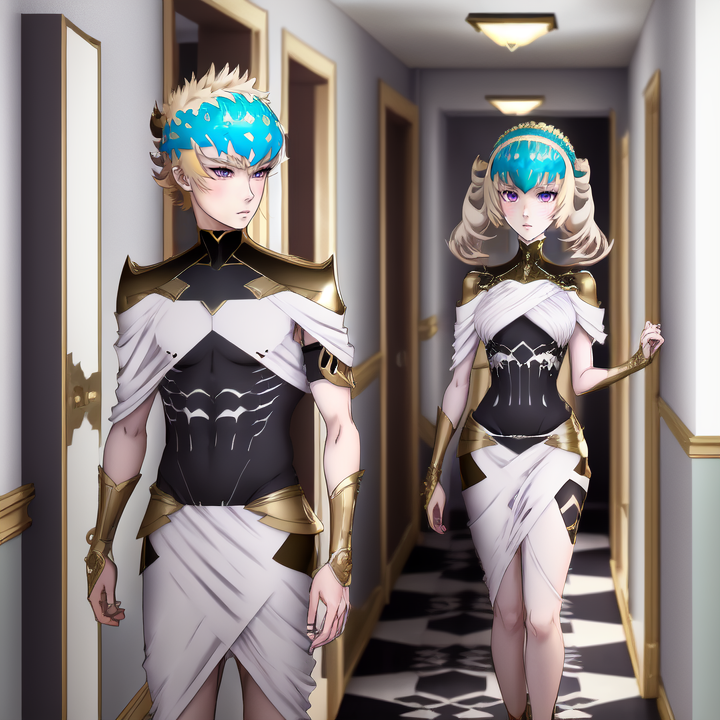 Cover art for Sick at home, delirium leads to Dioscuri, a nsfw scenario on AI Dungeon