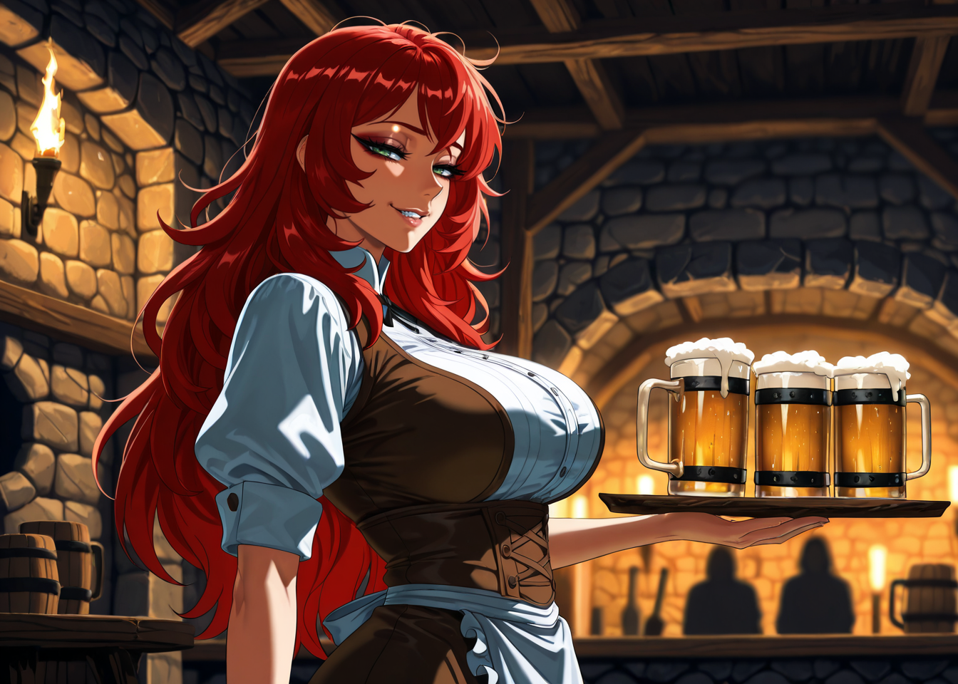 Cover art for Red Sonja the Barmaid, a red sonya scenario on AI Dungeon