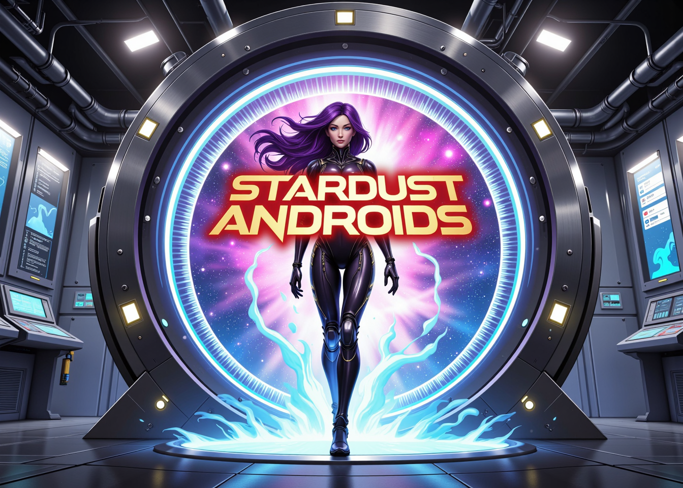 Cover art for Stardust Androids on AI Dungeon