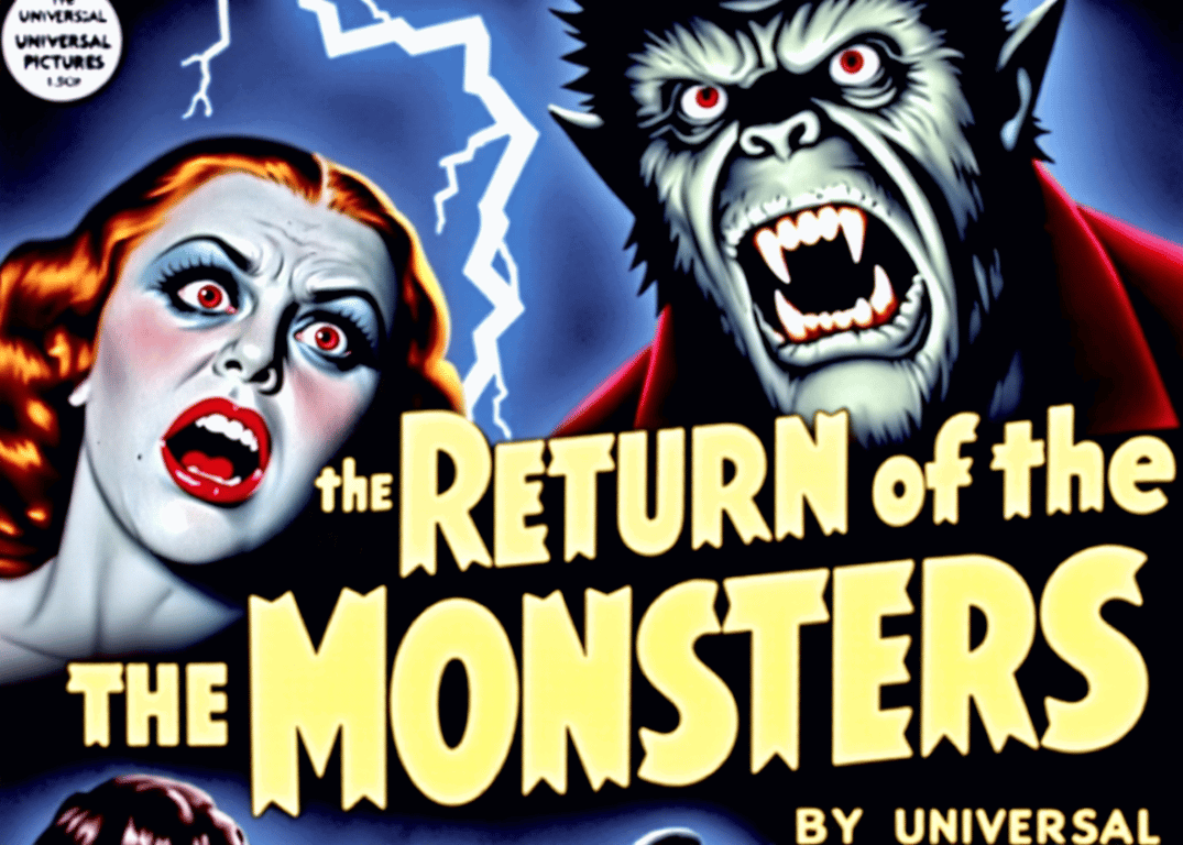 Cover art for Universal Monsters, a movie monsters scenario on AI Dungeon