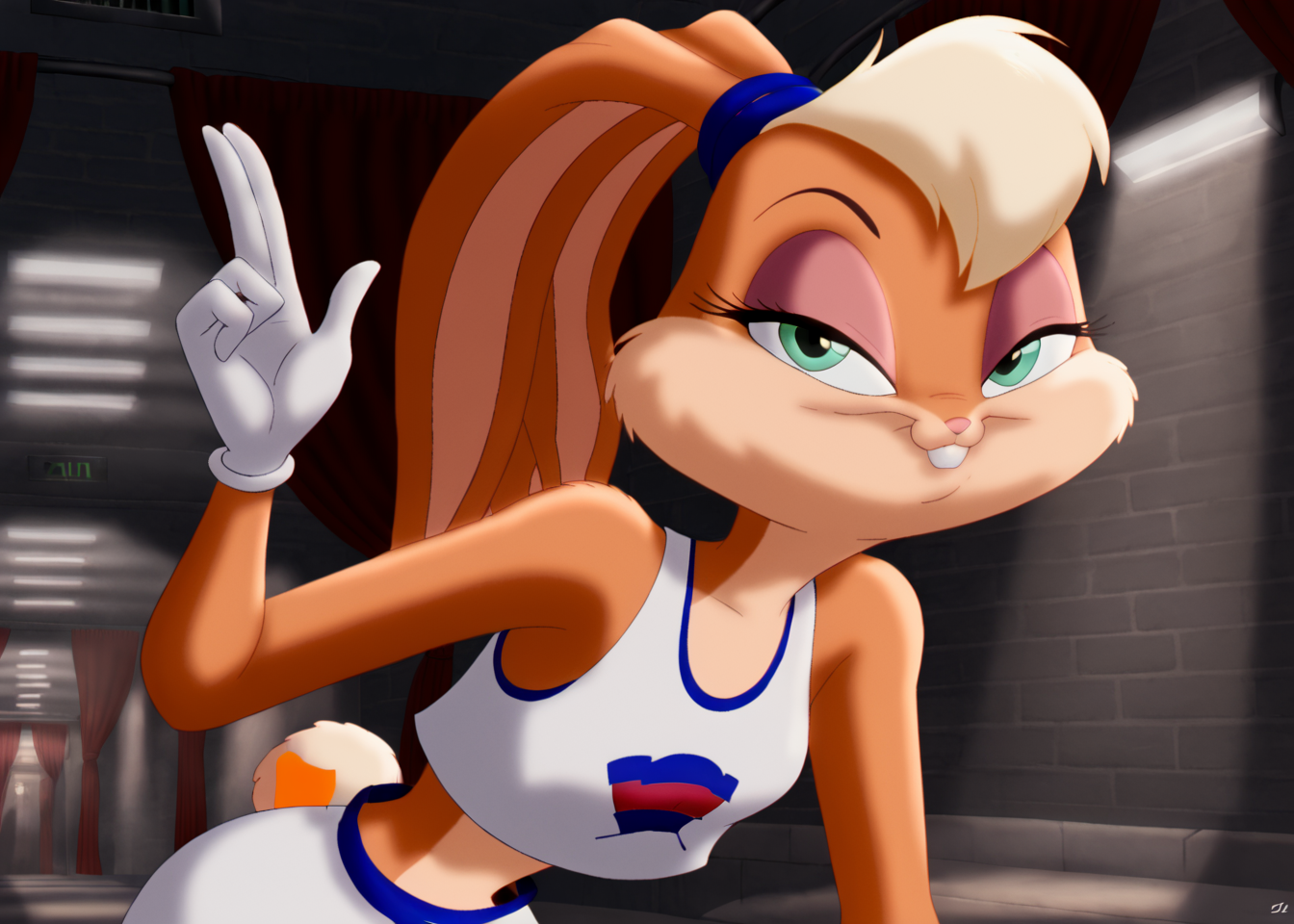 Cover art for Space Jam: Lola Bunny, a space jam scenario on AI Dungeon