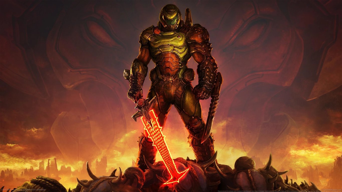 Cover art for Rip and Tear until it is done, a doom scenario on AI Dungeon