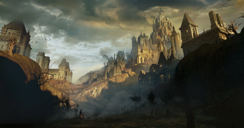 Cover art for Trapped in Evil, a dark fantasy scenario on AI Dungeon
