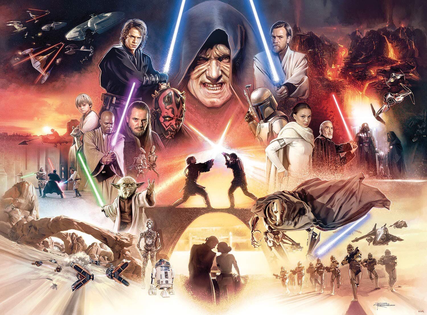Cover art for Star Wars - The Prequels on Voyage