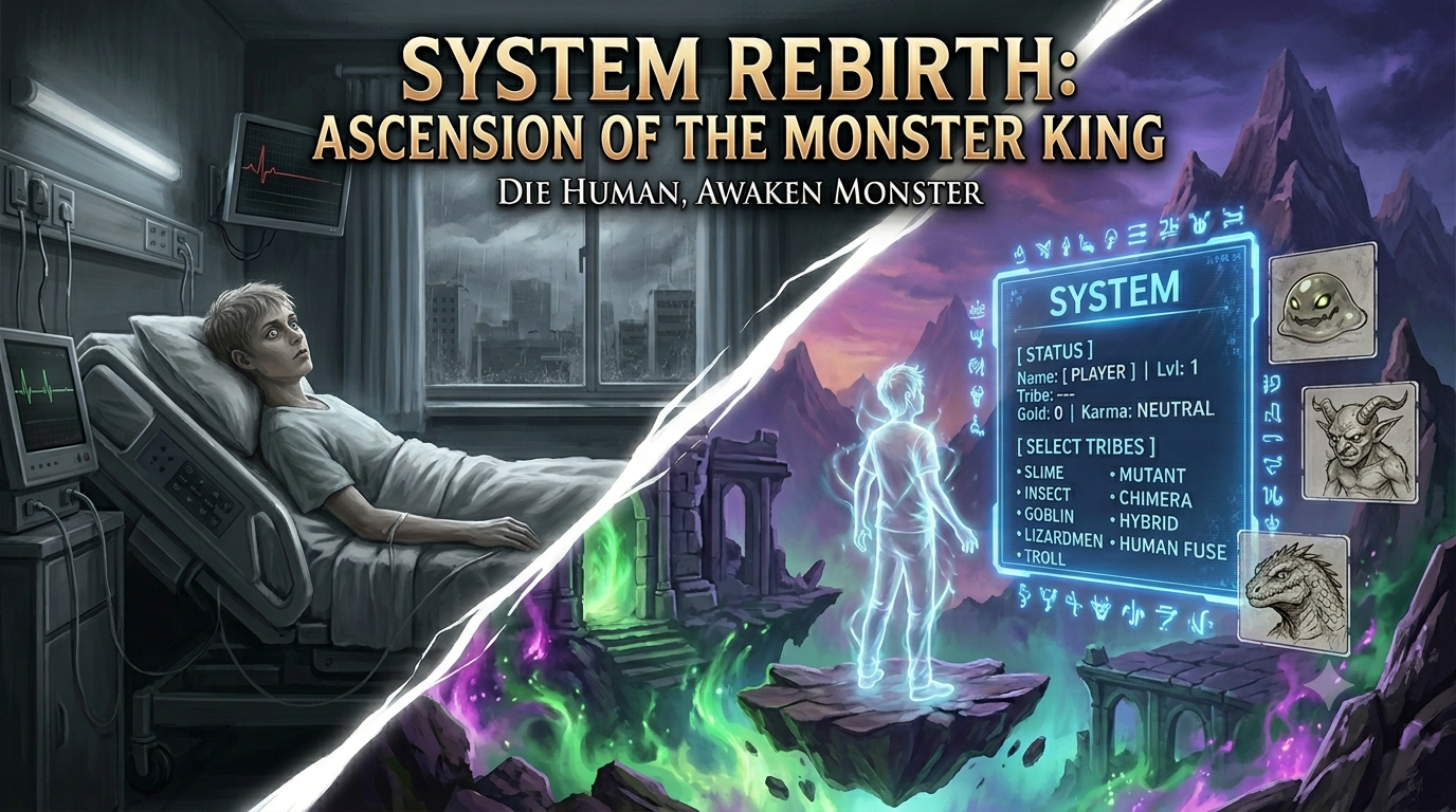 Cover art for Monster Evolution: Rebirth of the Sovereign, a reincarnated scenario on AI Dungeon