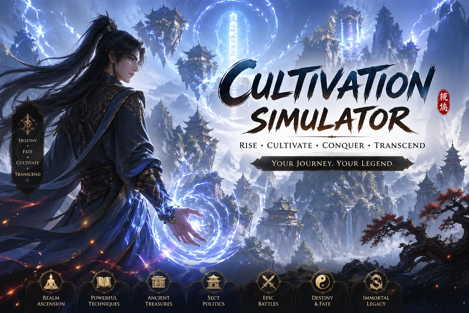Cover art for Cultivation simulator , a cultivation scenario on AI Dungeon