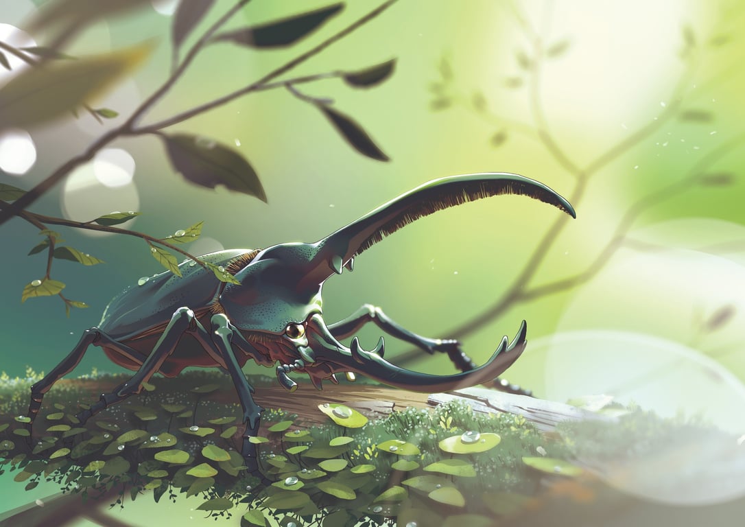 Cover art for The Beetle Battle Championship, a beetles scenario on AI Dungeon
