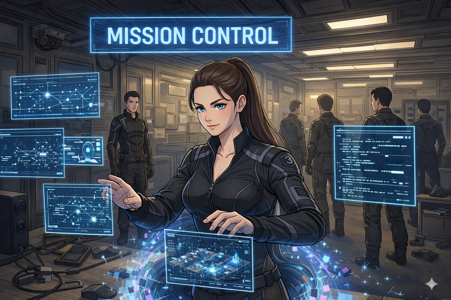 Cover art for Mission Control, an inner self scenario on AI Dungeon