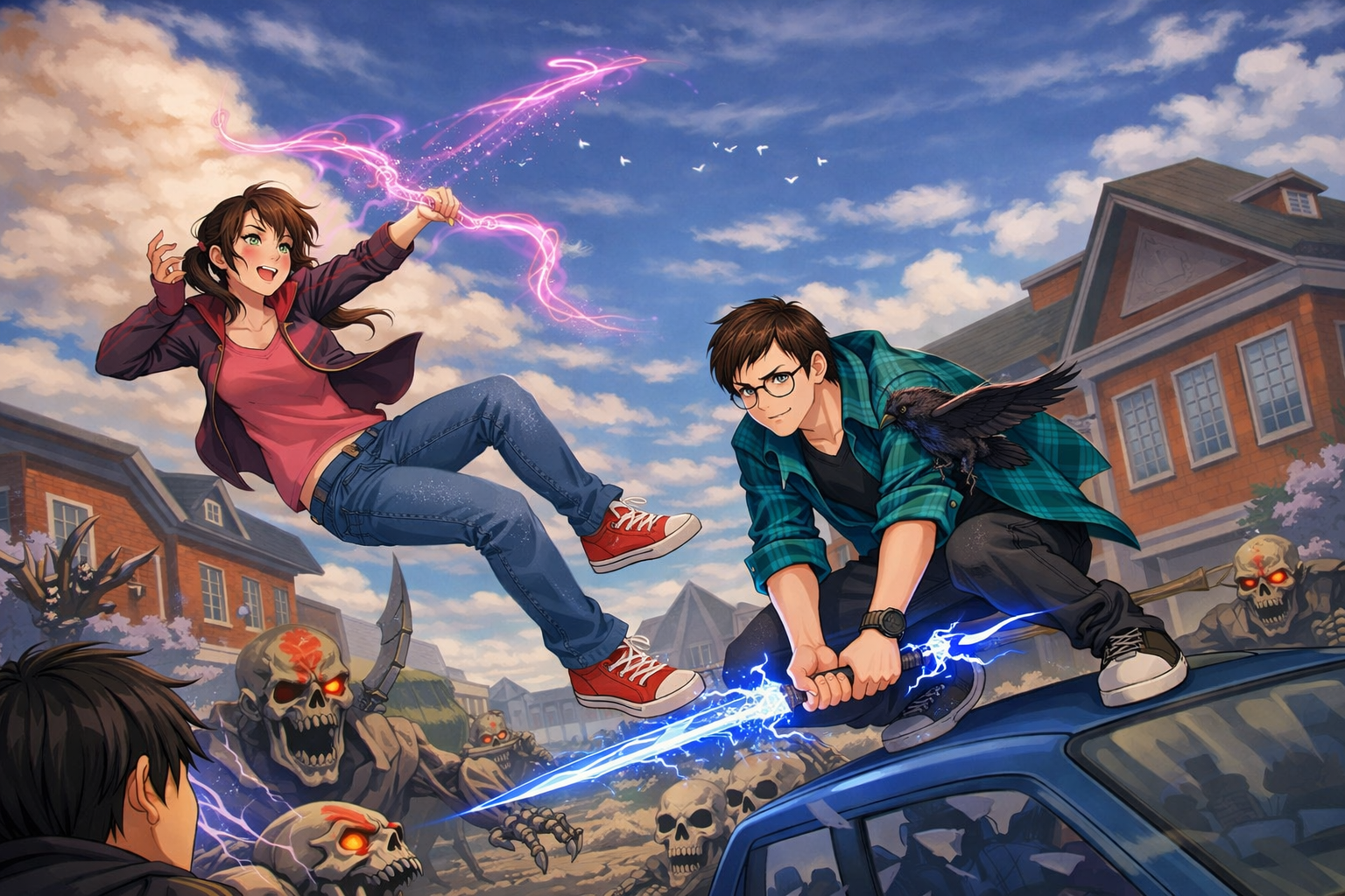 Cover art for Awakened: Academy Life, a modern day scenario on AI Dungeon